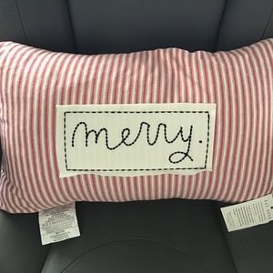 Rae Dunn Merry pillow